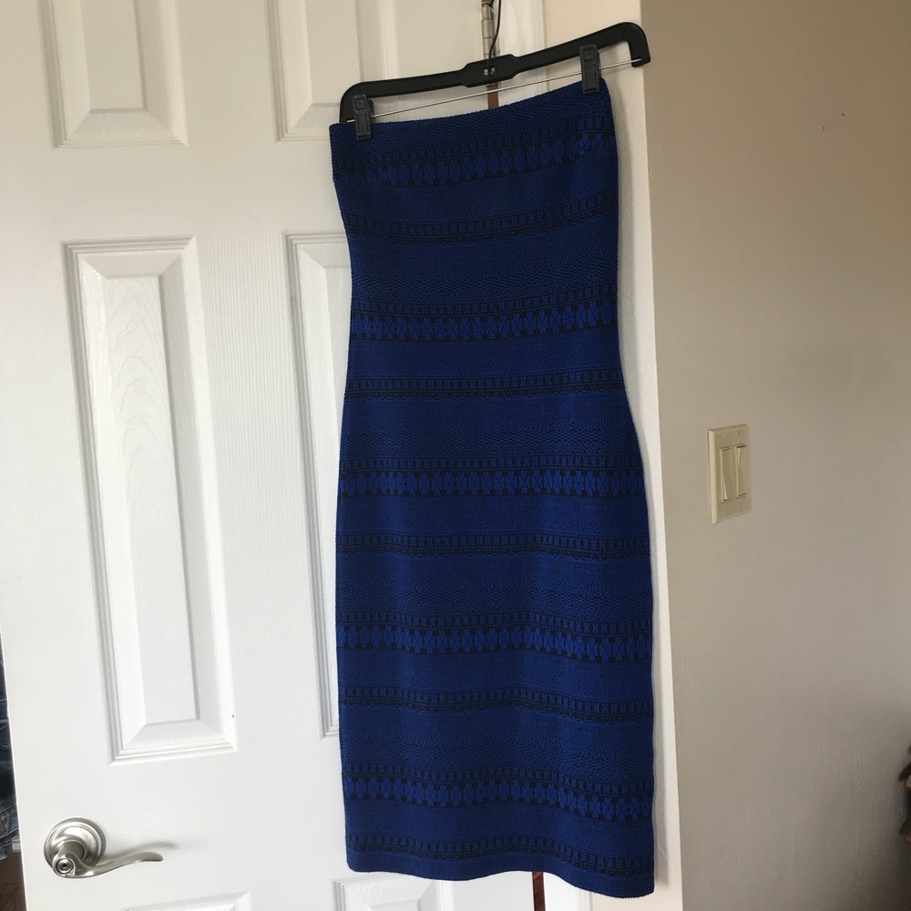 Beautiful Bebe strapless dress